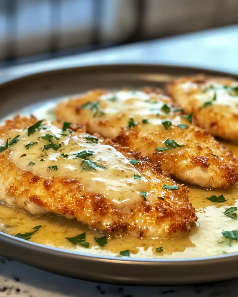 Crispy Parmesan Chicken Meets Its Match in a Sumptuous Garlic Sauce - Featured Image