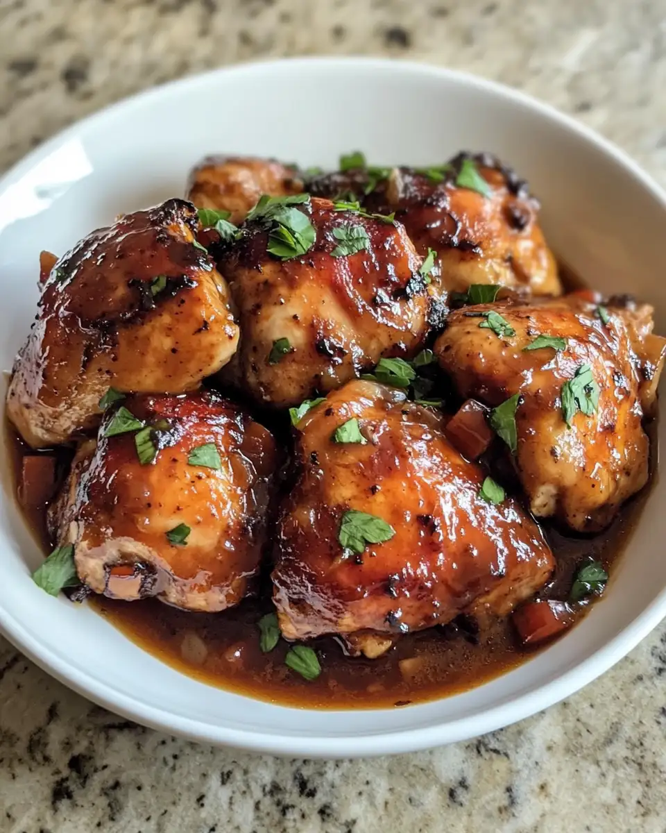 Savor the Flavor: Irresistible Crock Pot Bourbon Chicken Recipe 6 Final dish - Savor the Flavor: Irresistible Crock Pot Bourbon Chicken Recipe