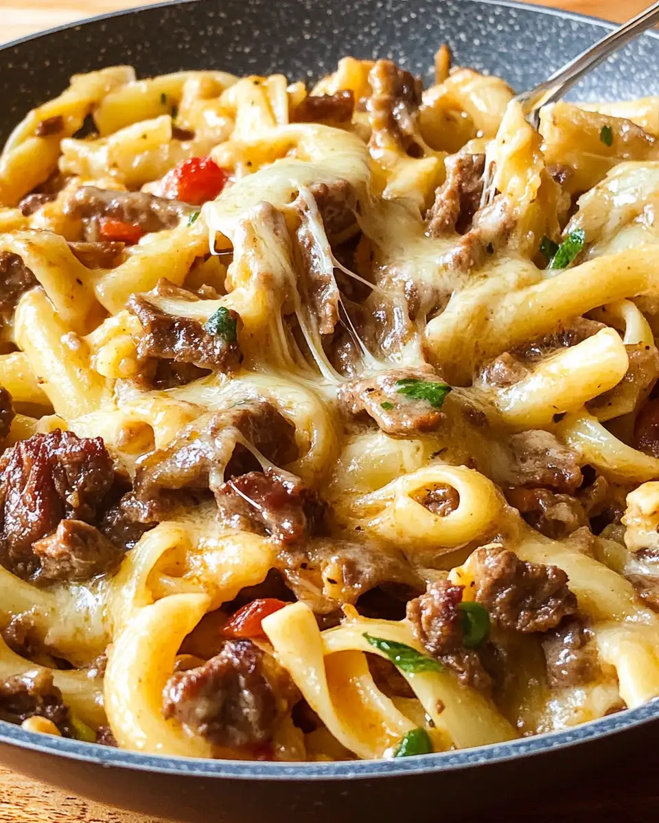 Philly Cheese Steak Pasta: A Delicious Twist on a Classic Favorite - Featured Image