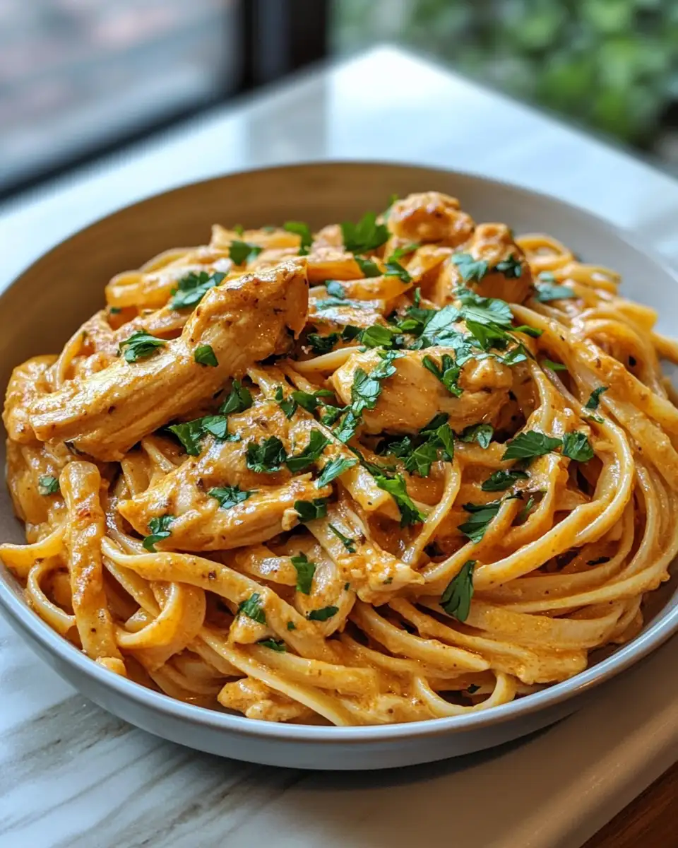 Quick and Delicious Cowboy Butter Chicken Linguine Adventure 4 Final dish - Quick and Delicious Cowboy Butter Chicken Linguine Adventure