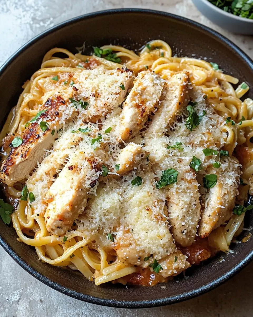 Weeknight Wonder: Easy Parmesan Chicken Pasta Delight - Featured Image