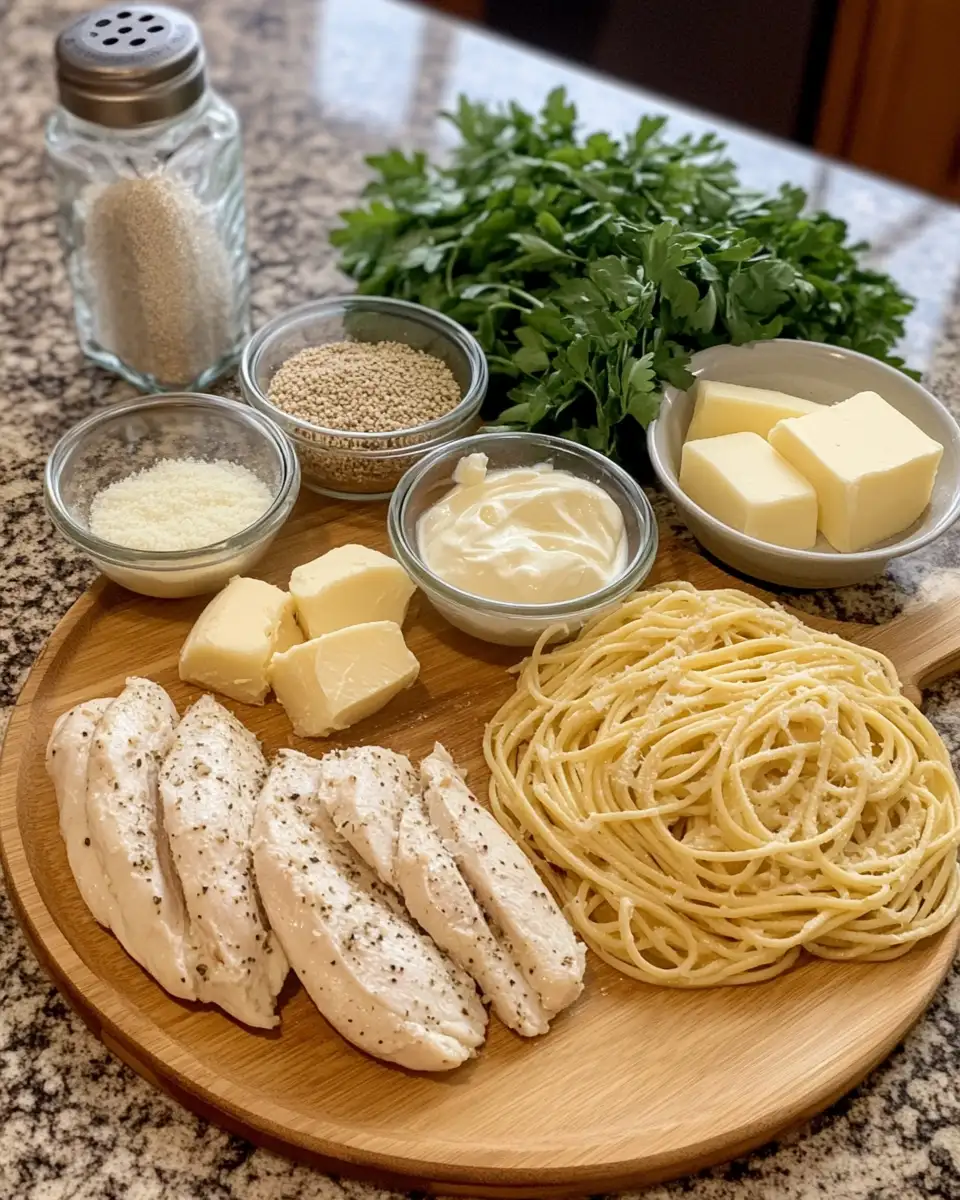 Weeknight Wonder: Easy Parmesan Chicken Pasta Delight 4 Ingredients for Weeknight Wonder: Easy Parmesan Chicken Pasta Delight