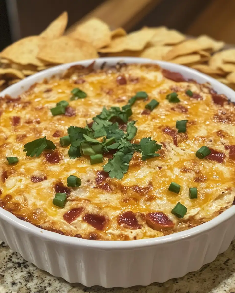 Final dish - Irresistible Texas Trash Dip: Your New Favorite Party Pleaser