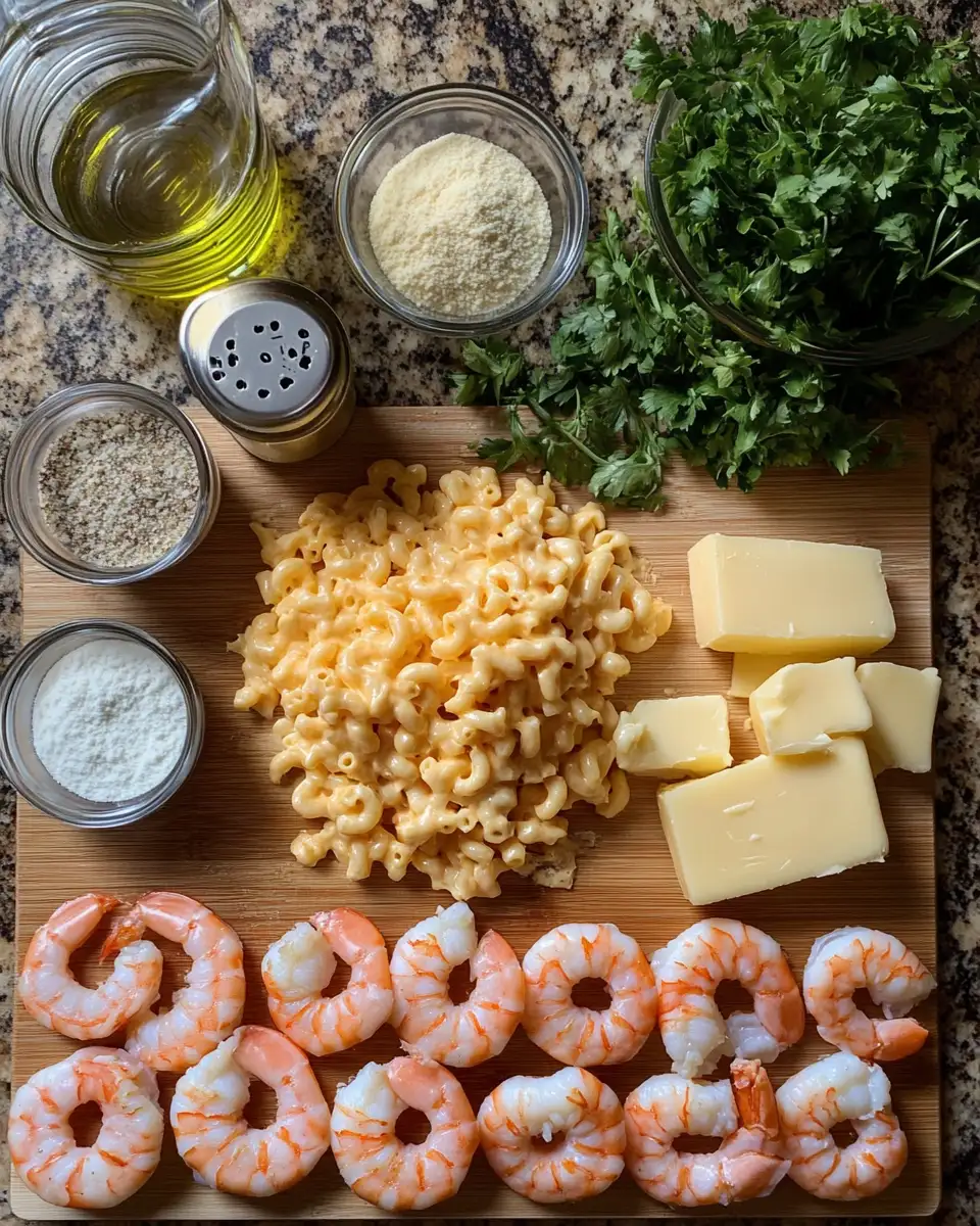 Epic Garlic Butter Shrimp & Mac Waffle Sandwich Bombs Explosion 4 Ingredients for Epic Garlic Butter Shrimp & Mac Waffle Sandwich Bombs Explosion