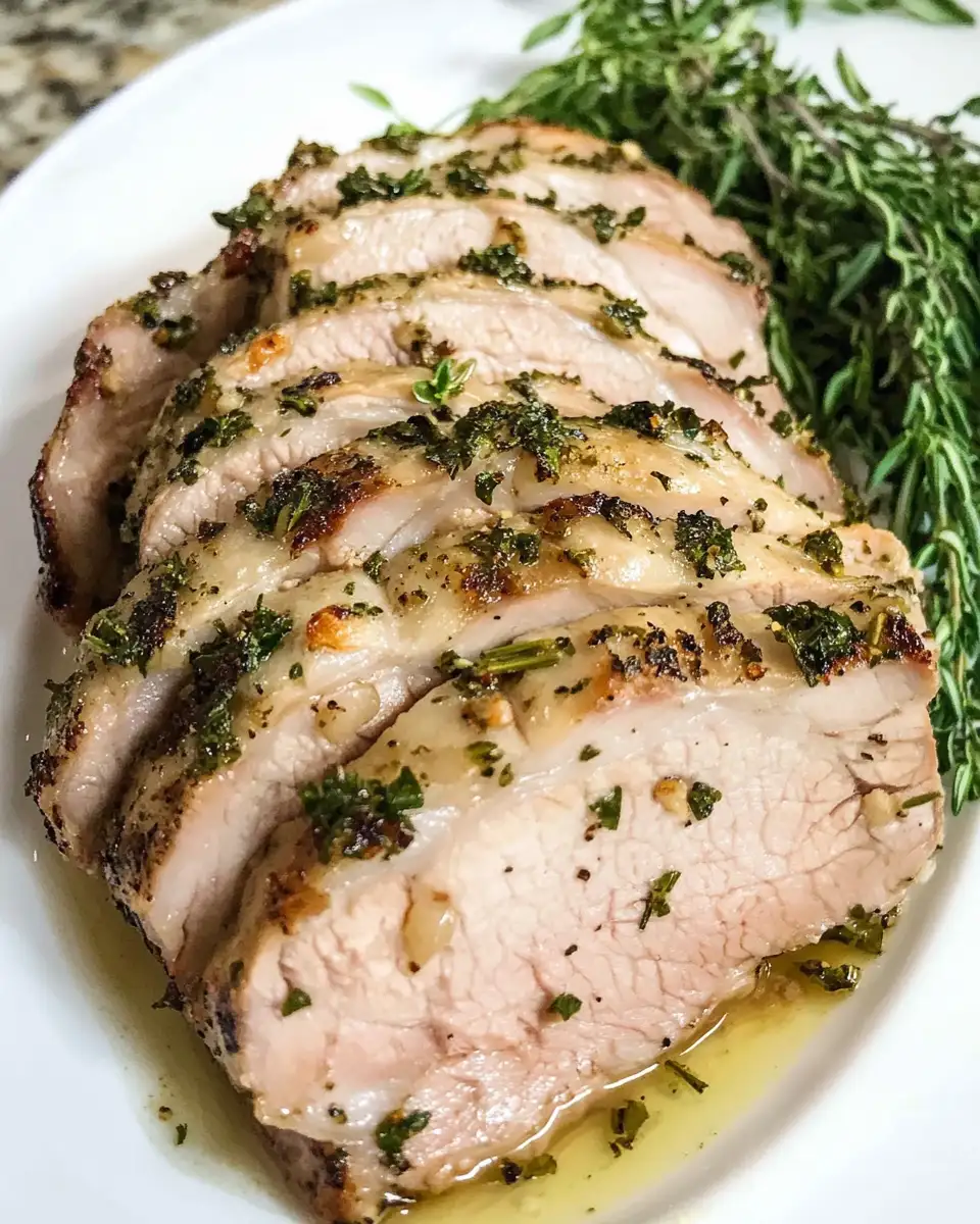 Garlic Herb Roasted Pork Tenderloin: A Mouthwatering Feast - Featured Image