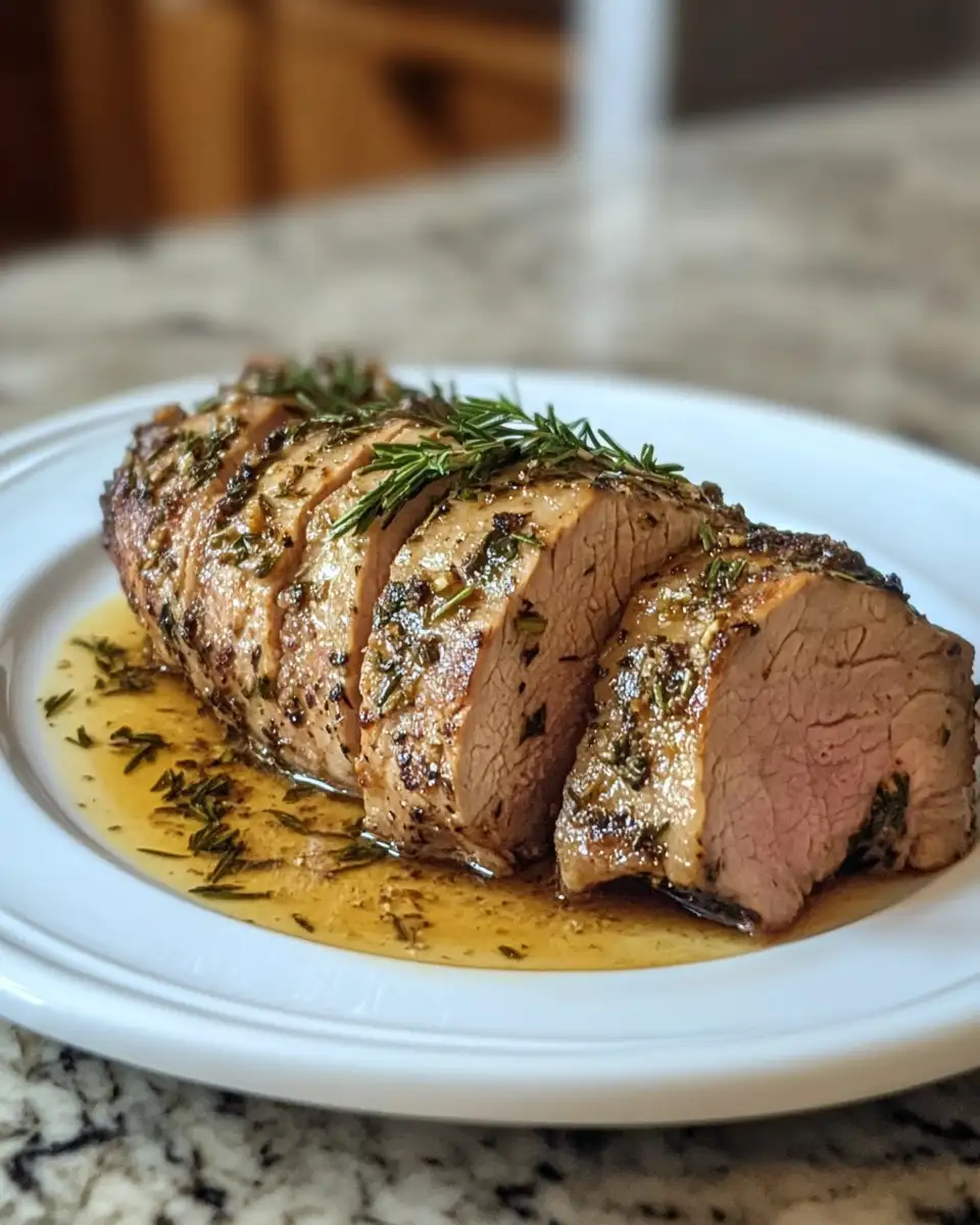 Garlic Herb Roasted Pork Tenderloin: A Mouthwatering Feast 6 Final dish - Garlic Herb Roasted Pork Tenderloin: A Mouthwatering Feast
