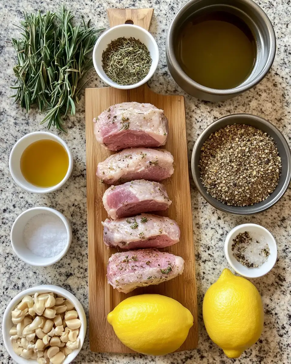 Garlic Herb Roasted Pork Tenderloin: A Mouthwatering Feast 4 Ingredients for Garlic Herb Roasted Pork Tenderloin: A Mouthwatering Feast