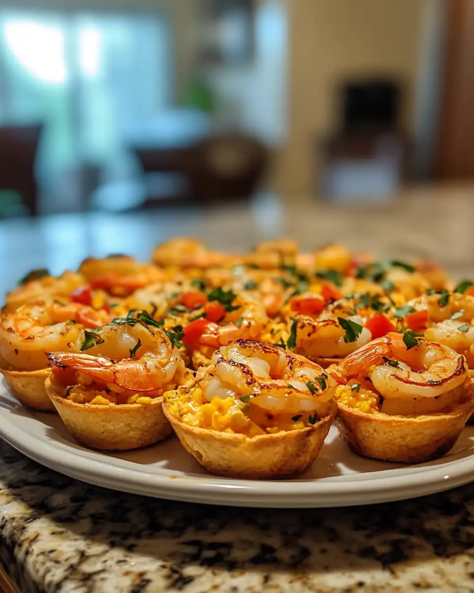 Irresistible Garlic Parmesan Shrimp & Cornbread Quesadilla Cups for Your Next Gathering 6 Final dish - Irresistible Garlic Parmesan Shrimp & Cornbread Quesadilla Cups for Your Next Gathering