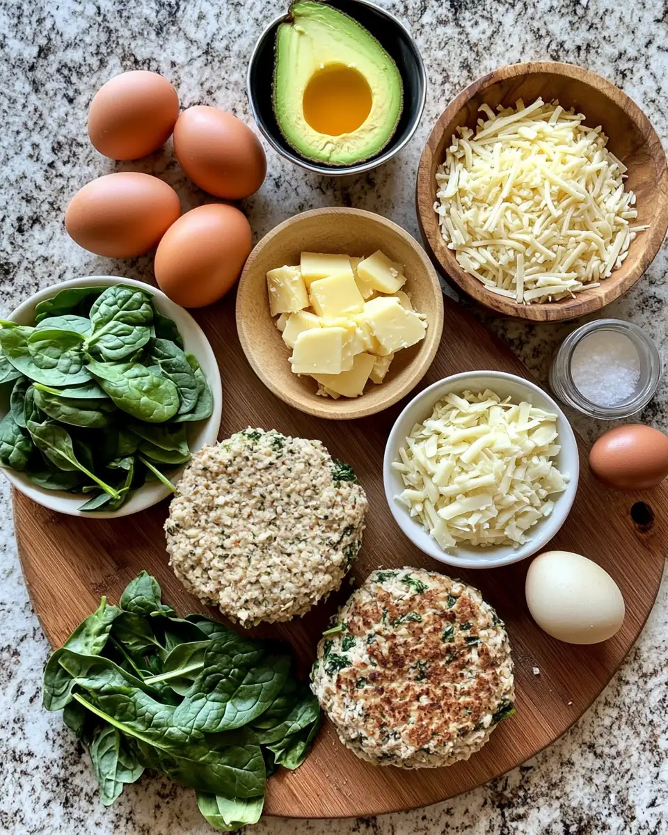Guilt-Free Indulgence: Healthy White Cheddar Spinach Chicken Burgers 4 Ingredients for Guilt-Free Indulgence: Healthy White Cheddar Spinach Chicken Burgers