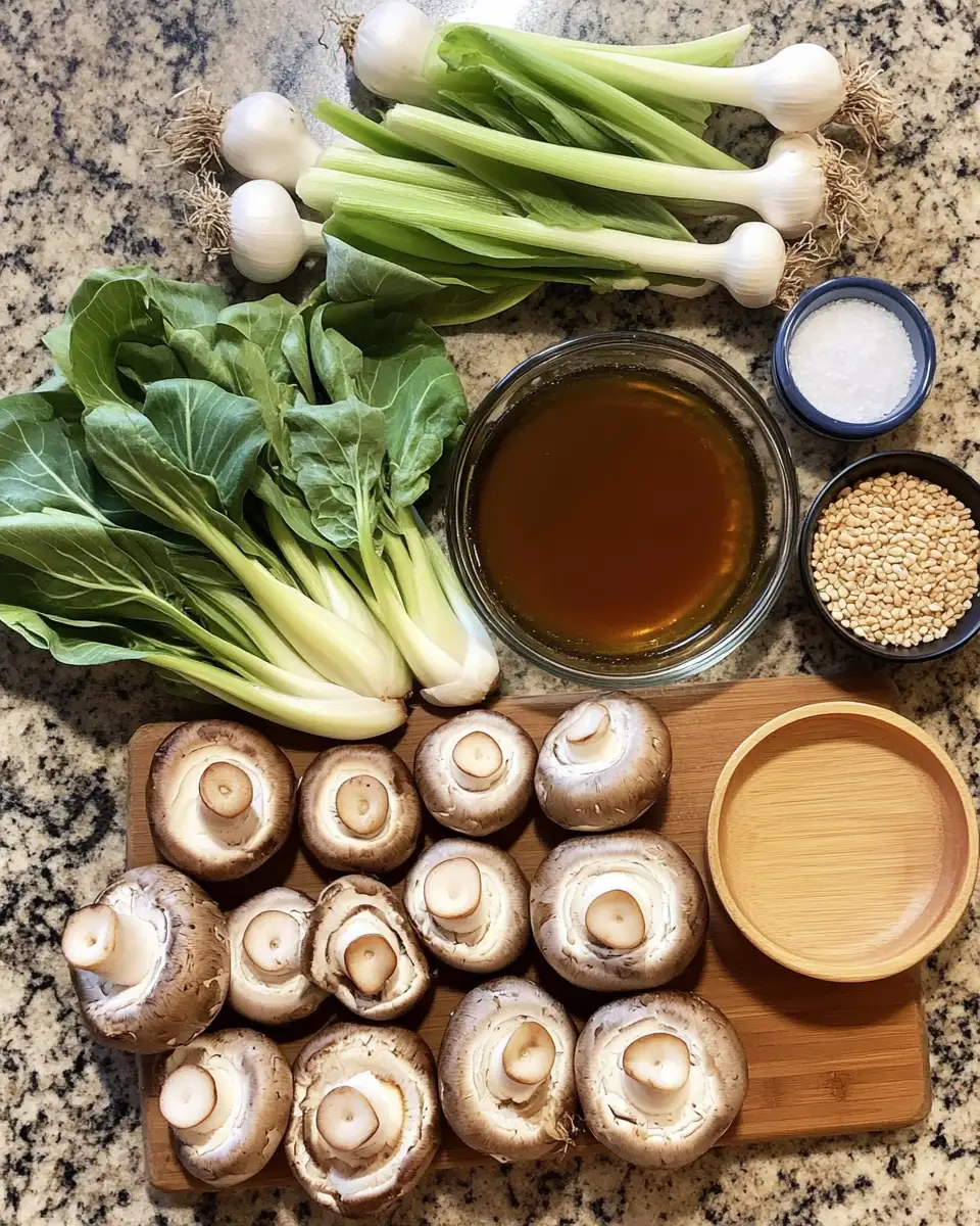 Warm Your Soul with Hearty Potsticker Soup Featuring Mushrooms & Bok Choy 4 Ingredients for Warm Your Soul with Hearty Potsticker Soup Featuring Mushrooms & Bok Choy
