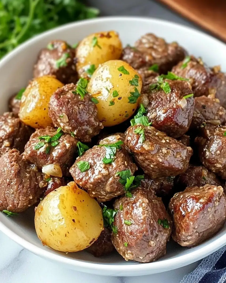 Savor the Flavor: High Protein Slow Cooker Garlic Butter Beef Bites Delight - Featured Image