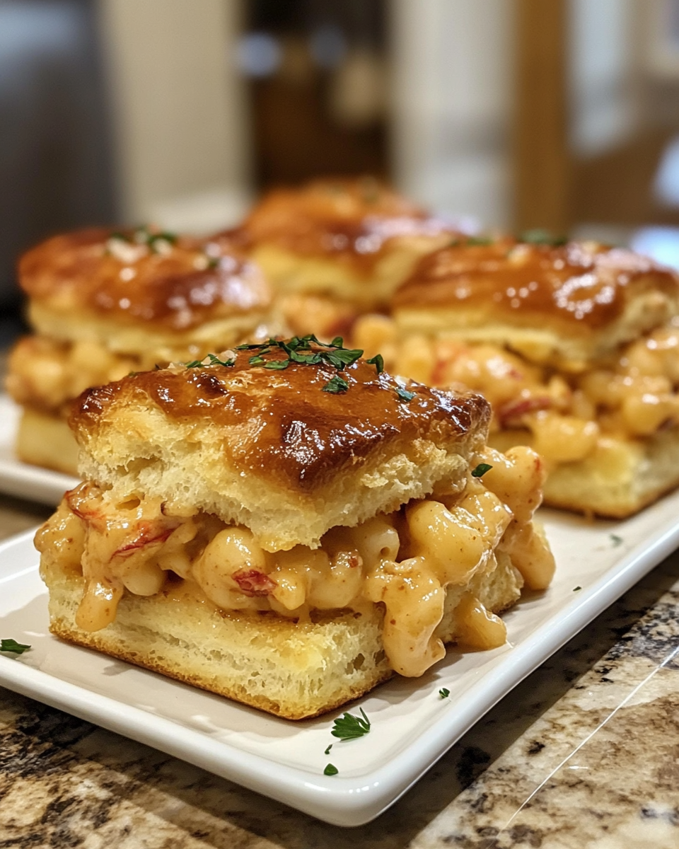 Irresistible Hot Honey Lobster & Mac Biscuit Sliders for a Decadent Feast 6 Final dish - Irresistible Hot Honey Lobster & Mac Biscuit Sliders for a Decadent Feast
