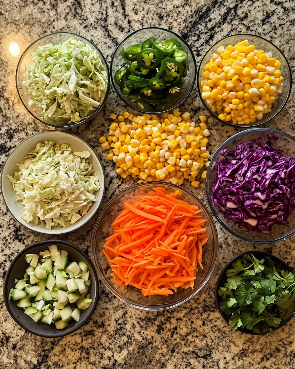 Spice Up Your Summer BBQ with Zesty Jalapeño Corn Coleslaw 4 Ingredients for Spice Up Your Summer BBQ with Zesty Jalapeño Corn Coleslaw