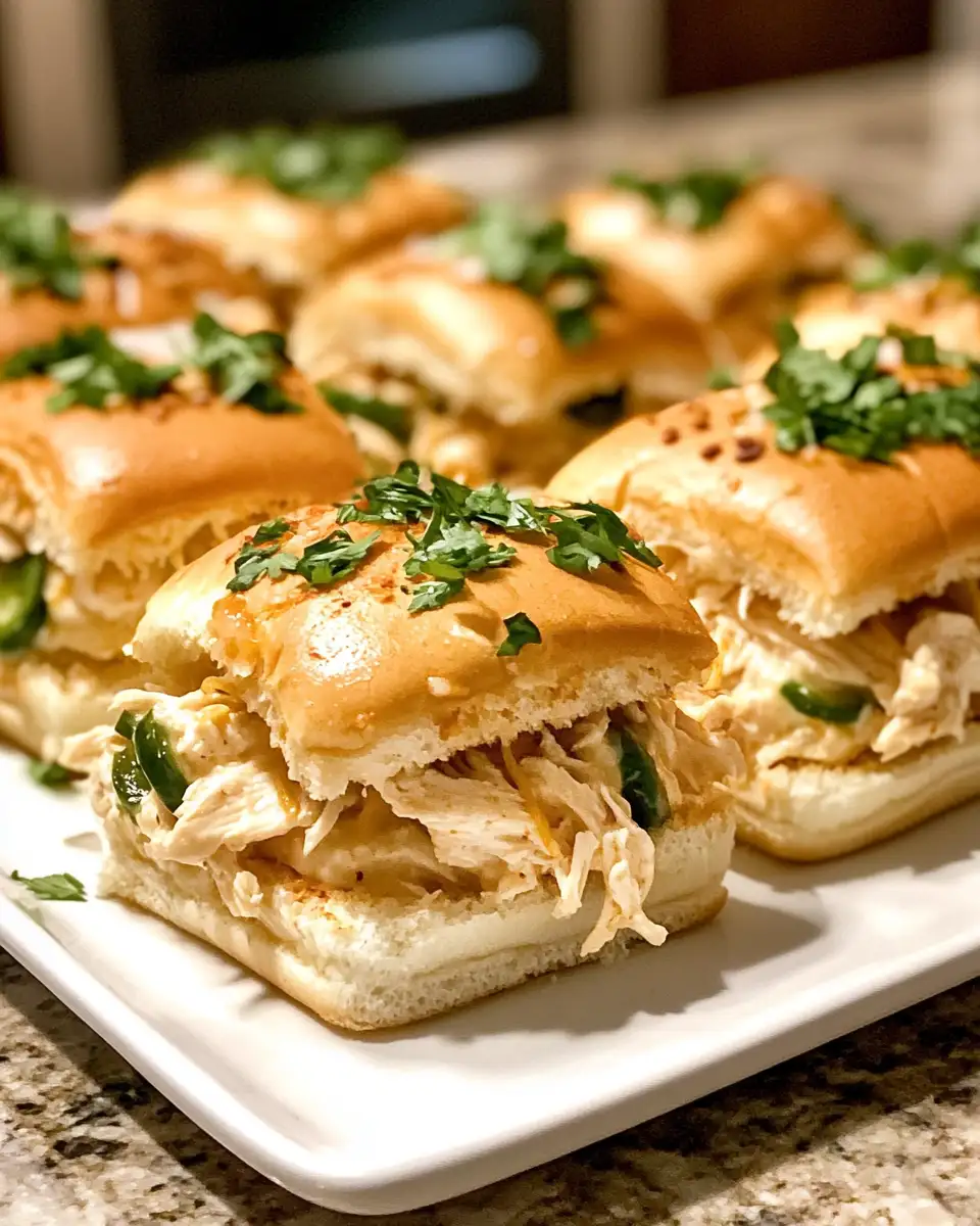 Spice Up Your Snack Game with Jalapeño Popper Chicken Alfredo Nacho Sliders - Featured Image