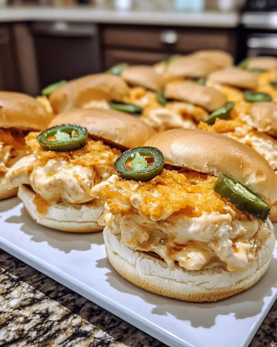 Ultimate Jalapeño Popper Chicken Alfredo Nacho Sliders Extravaganza - Featured Image