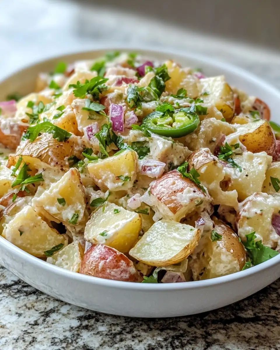 Spice Up Your BBQ with Jalapeño Popper Roasted Potato Salad - Featured Image