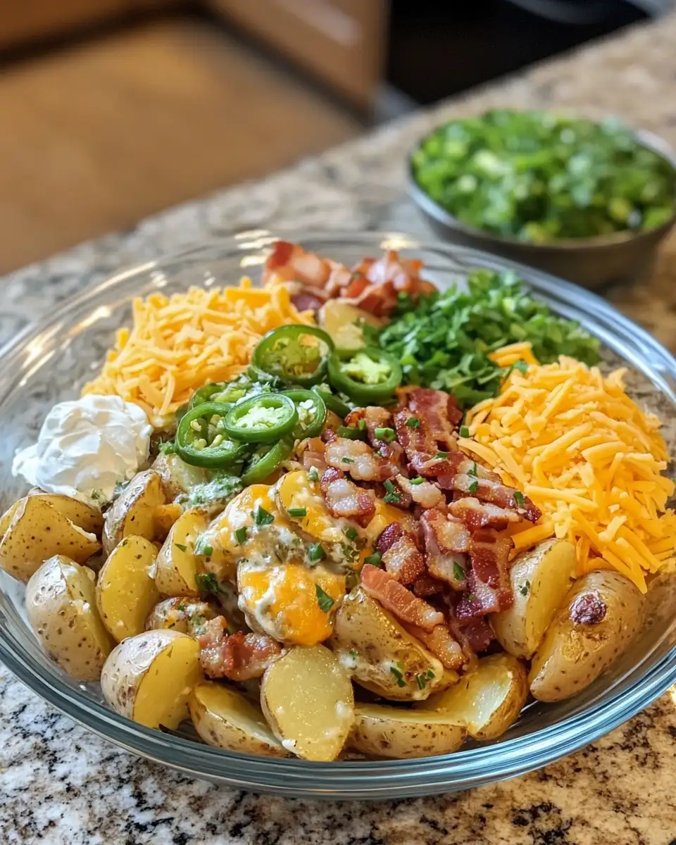Ingredients for Spice Up Your BBQ with Jalapeño Popper Roasted Potato Salad
