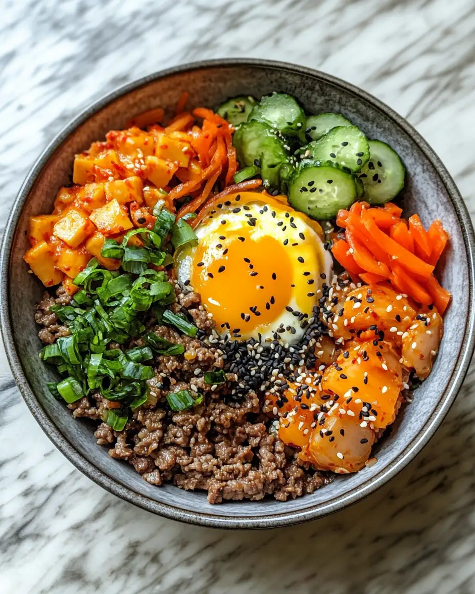 Savor the Flavor: Easy Korean Ground Beef Bowl Delight 6 Final dish - Savor the Flavor: Easy Korean Ground Beef Bowl Delight