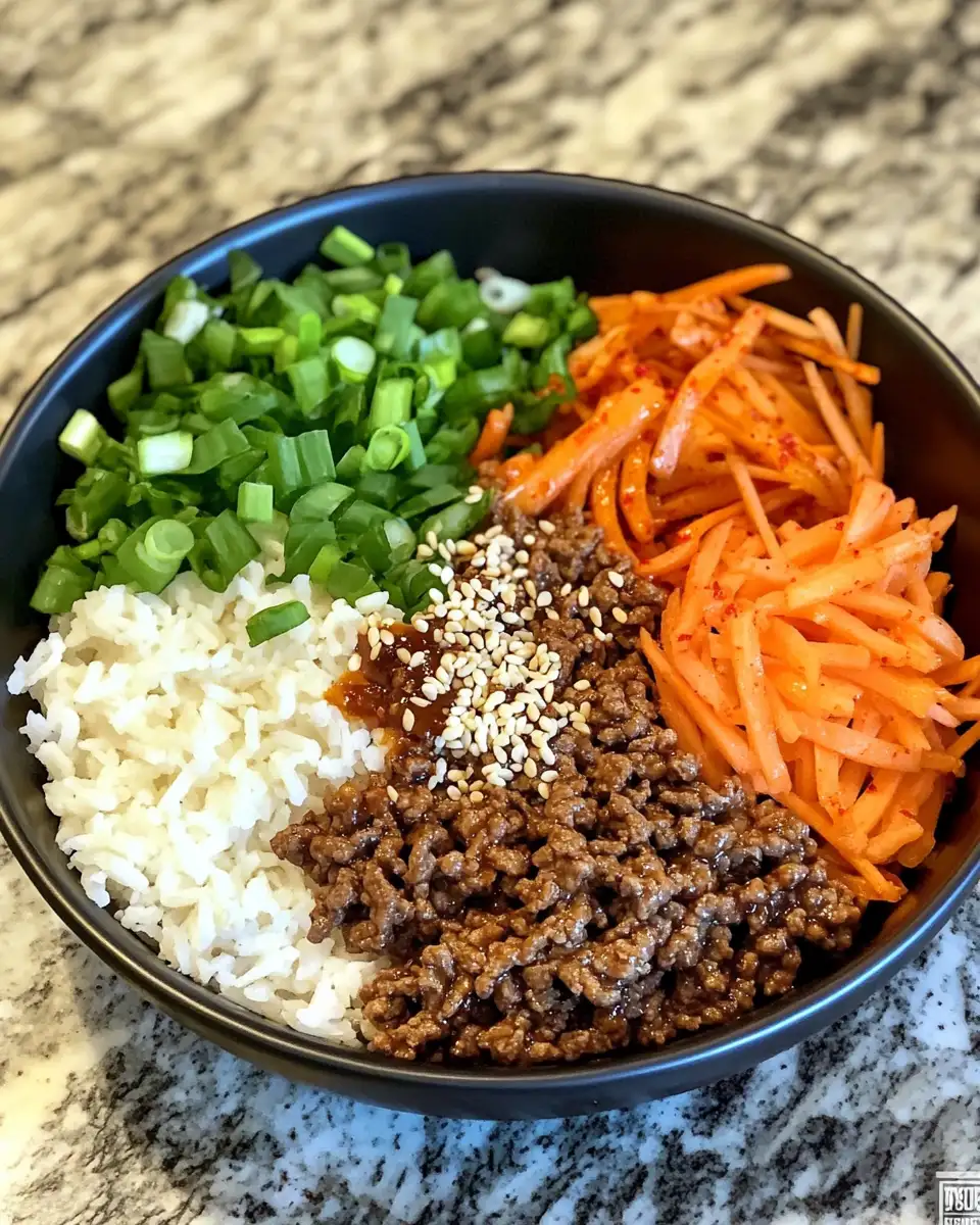 Savor the Flavor: Easy Korean Ground Beef Bowl Delight 4 Ingredients for Savor the Flavor: Easy Korean Ground Beef Bowl Delight