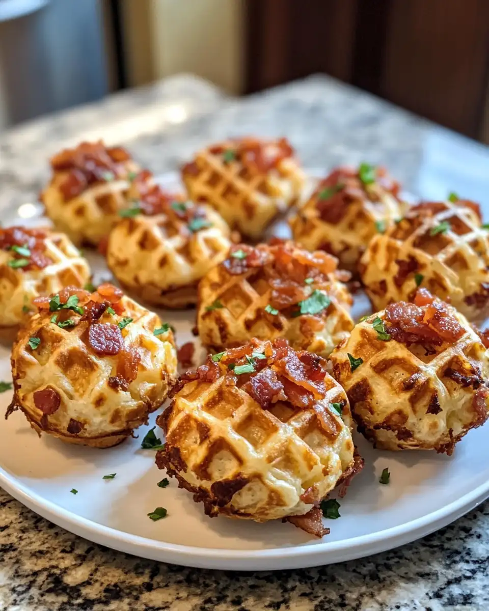Explode Your Taste Buds with Loaded Bacon Ranch Tater Waffle Bombs 6 Final dish - Explode Your Taste Buds with Loaded Bacon Ranch Tater Waffle Bombs