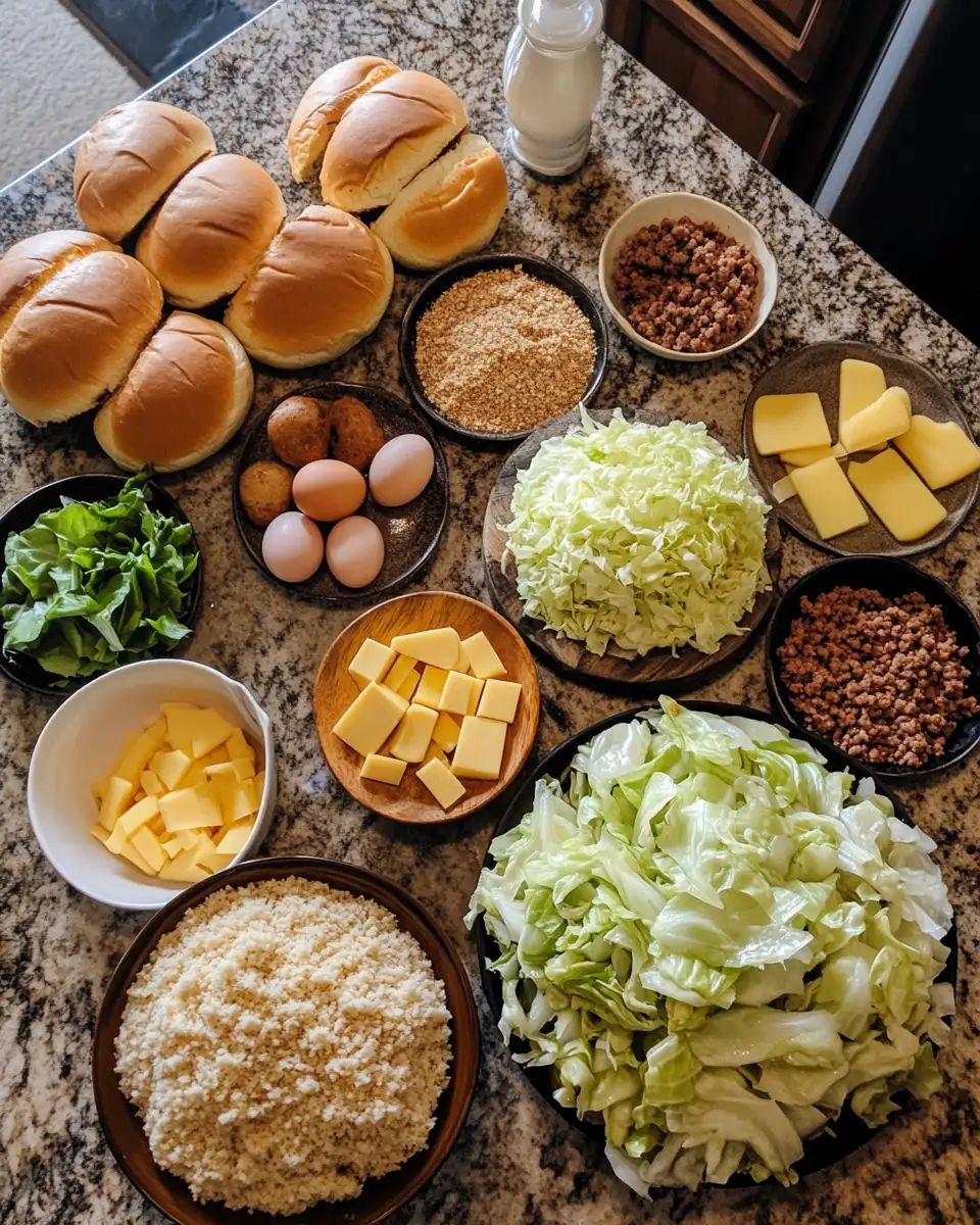 Sizzling Oven-Baked Cabbage Burgers: A Flavorful Twist on a Classic 4 Ingredients for Sizzling Oven-Baked Cabbage Burgers: A Flavorful Twist on a Classic