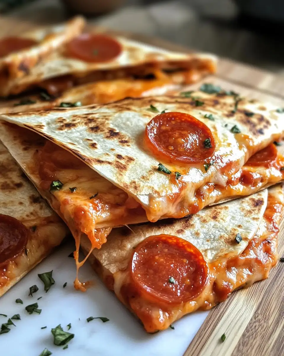 Pepperoni Pizza Quesadillas: A Cheesy Fusion Fiesta 6 Final dish - Pepperoni Pizza Quesadillas: A Cheesy Fusion Fiesta