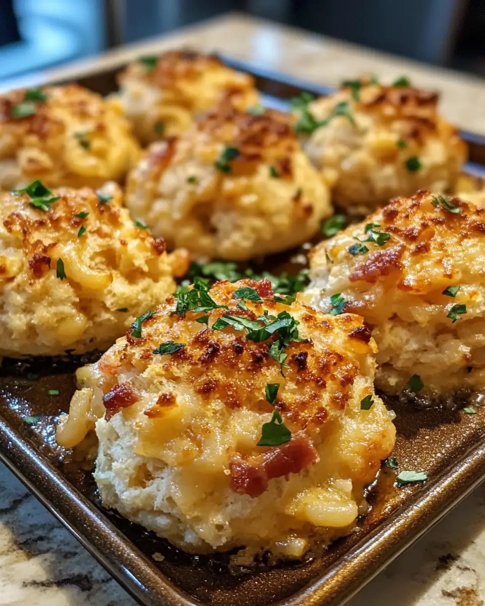 Explosive Flavor: Ranch Bacon Crab Mac Biscuit Skillet Bombs Unleashed 6 Final dish - Explosive Flavor: Ranch Bacon Crab Mac Biscuit Skillet Bombs Unleashed
