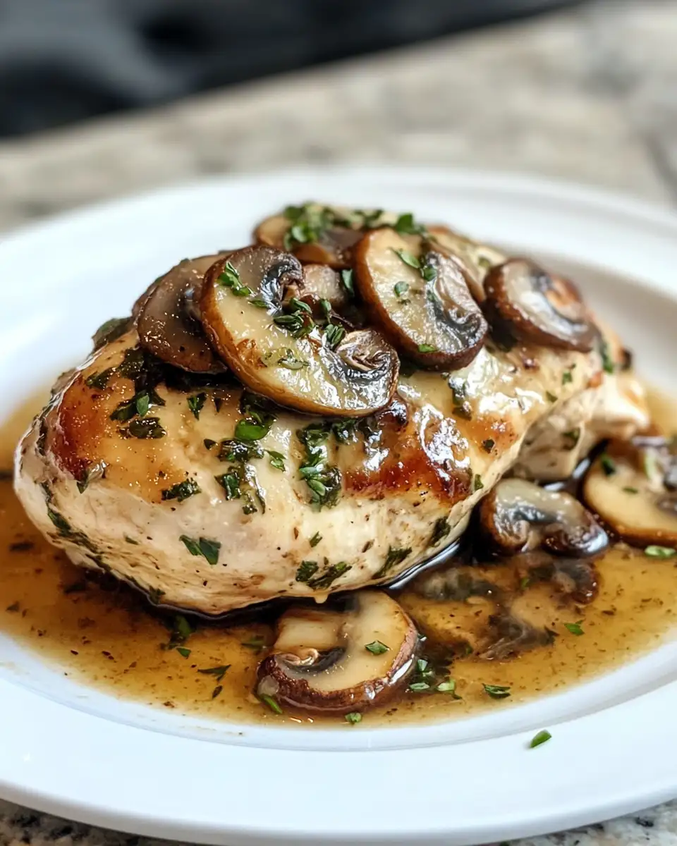 Mouthwatering Savory Mushroom Stuffed Chicken Breast Delight - Featured Image