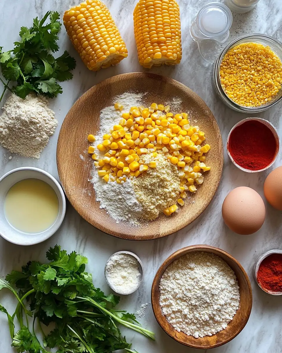 Ingredients for Zesty Flavor Explosion with Spicy Mexican Corn Bites