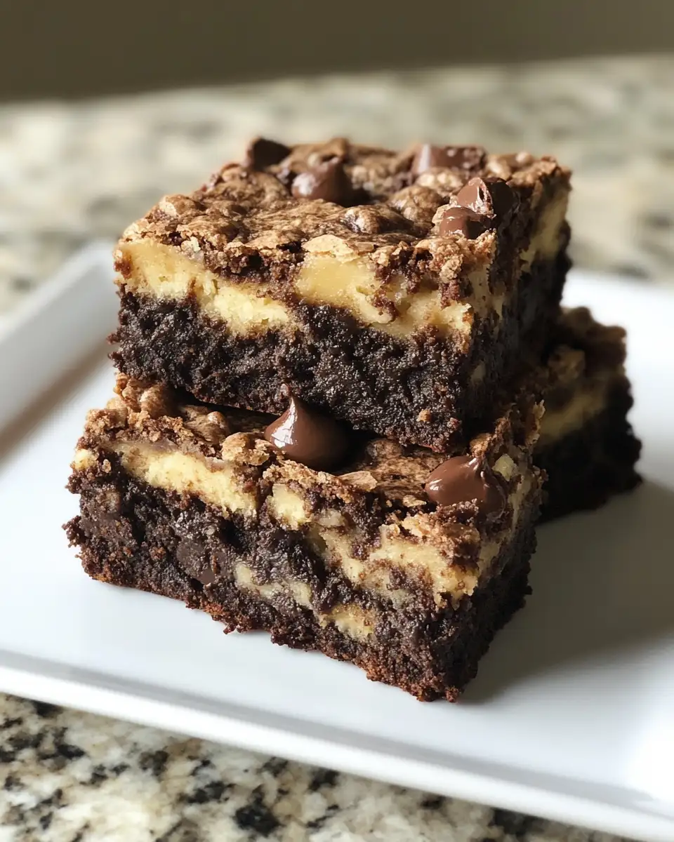 Irresistible Sweet Banana Bread Brownie Bars That Will Steal Your Heart 6 Final dish - Irresistible Sweet Banana Bread Brownie Bars That Will Steal Your Heart