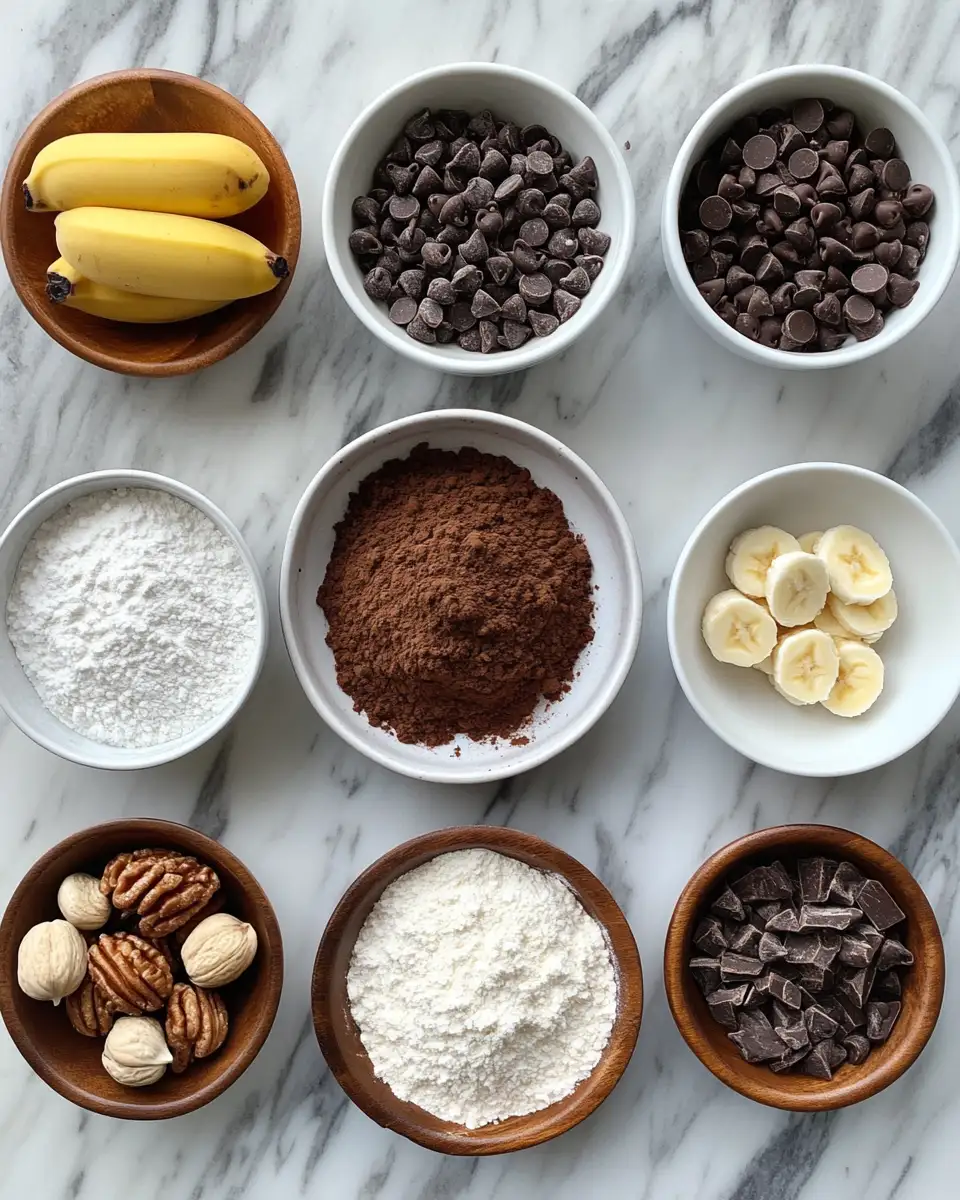 Irresistible Sweet Banana Bread Brownie Bars That Will Steal Your Heart 4 Ingredients for Irresistible Sweet Banana Bread Brownie Bars That Will Steal Your Heart