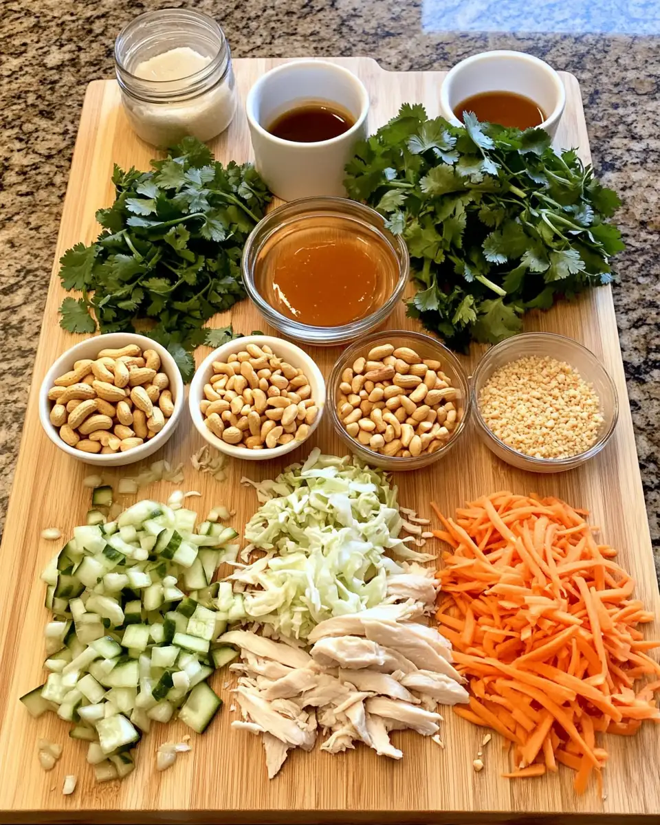 Ingredients for Savor the Spice: Irresistible Thai Peanut Chicken Wraps