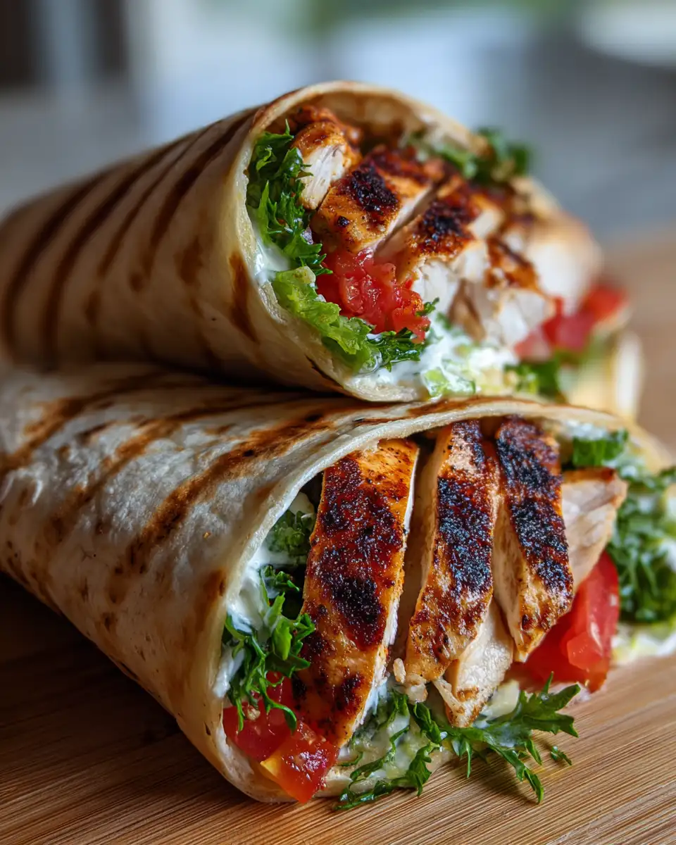 Wrap Yourself in Flavor with the Ultimate Chicken Caesar Delight 6 Final dish - Wrap Yourself in Flavor with the Ultimate Chicken Caesar Delight