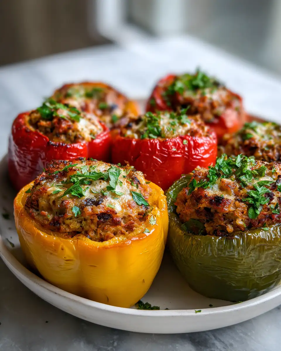 Final dish - Effortless Flavor: Mastering Easy Stuffed Bell Peppers