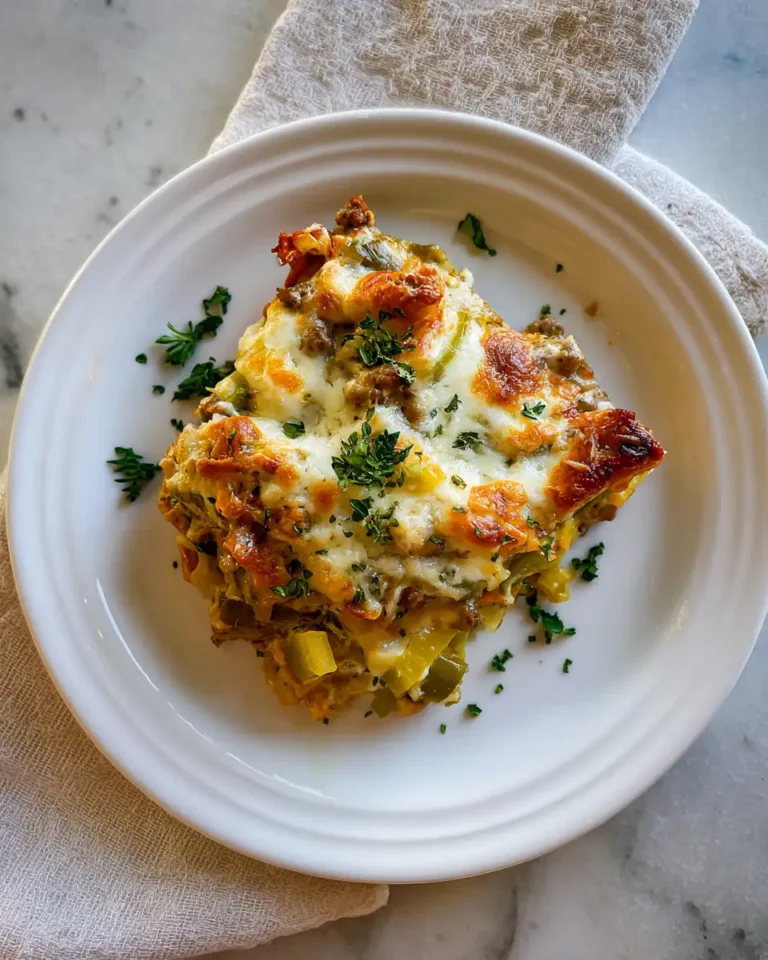 Gooey Delight: Indulge in a Cheesy Low Carb Philly Casserole - Featured Image
