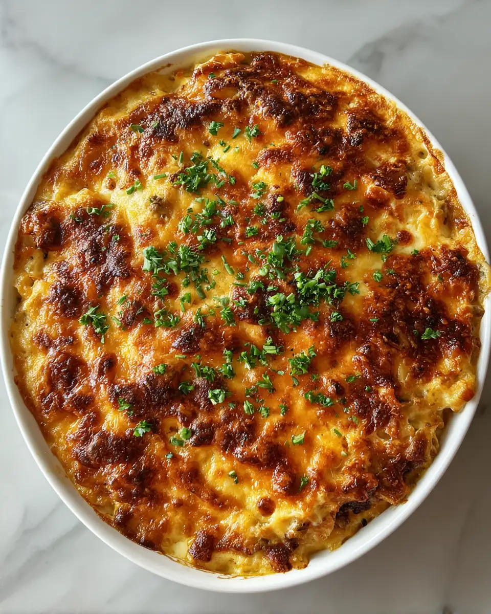 Gooey Delight: Indulge in a Cheesy Low Carb Philly Casserole 6 Final dish - Gooey Delight: Indulge in a Cheesy Low Carb Philly Casserole