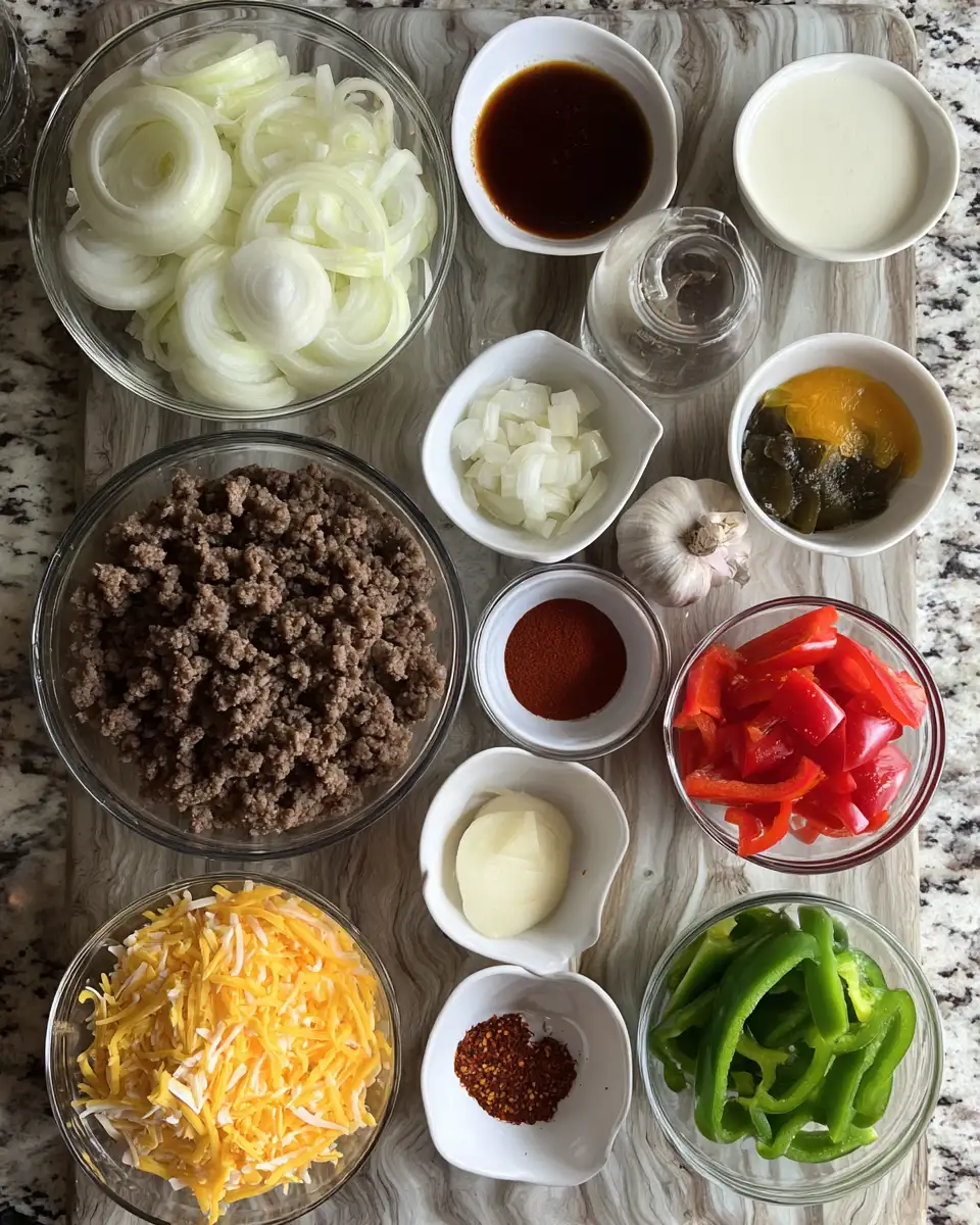 Gooey Delight: Indulge in a Cheesy Low Carb Philly Casserole 4 Ingredients for Gooey Delight: Indulge in a Cheesy Low Carb Philly Casserole