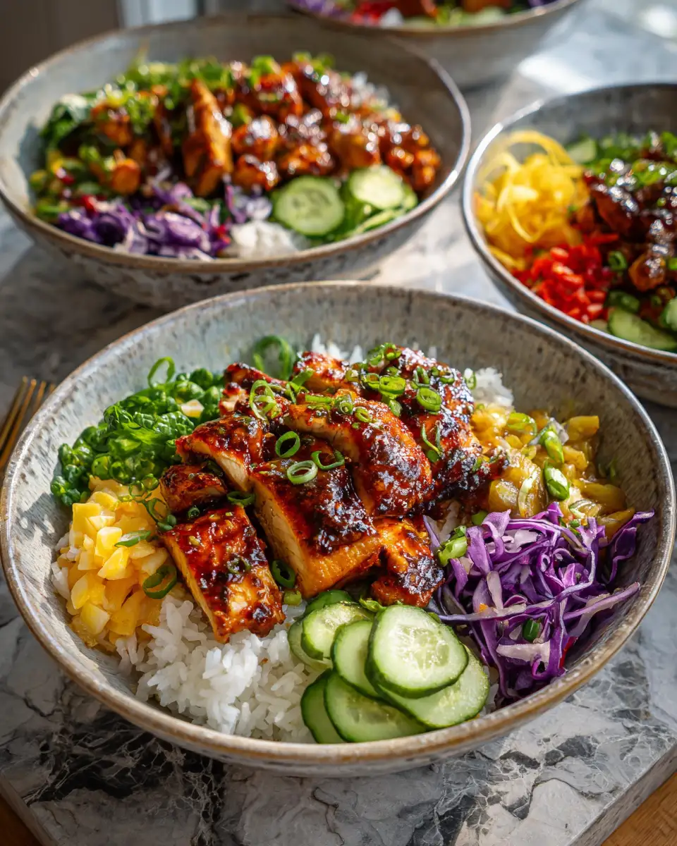 Spice Up Your Dinner with Flavorful Chili Chicken Rice Bowls - Featured Image