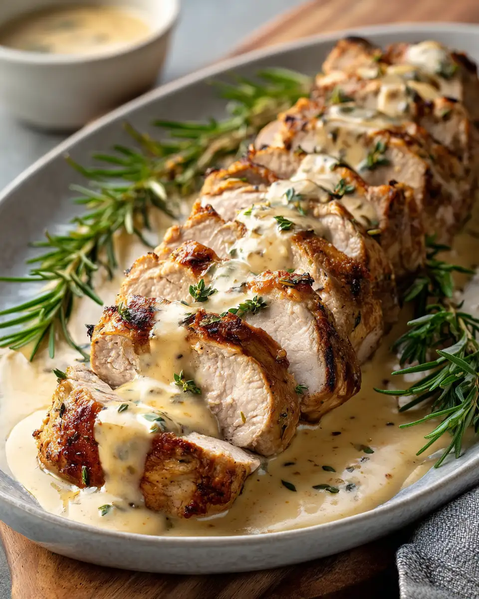 Indulge in Irresistible Creamy Pork Tenderloin Perfection 6 Final dish - Indulge in Irresistible Creamy Pork Tenderloin Perfection