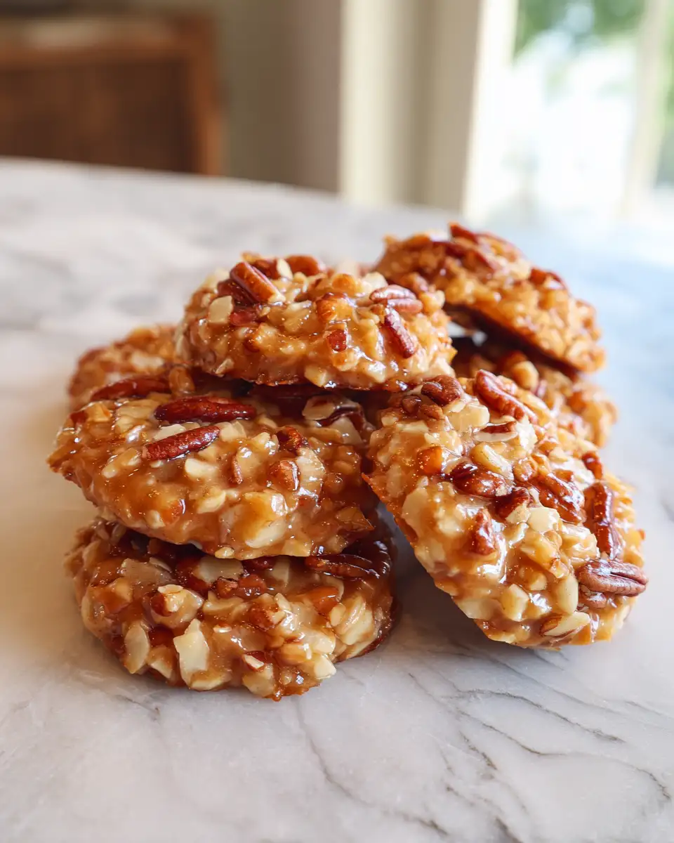 Irresistible No-Bake Coconut Pecan Praline Cookies: A Sweet Treat Made Easy - Featured Image