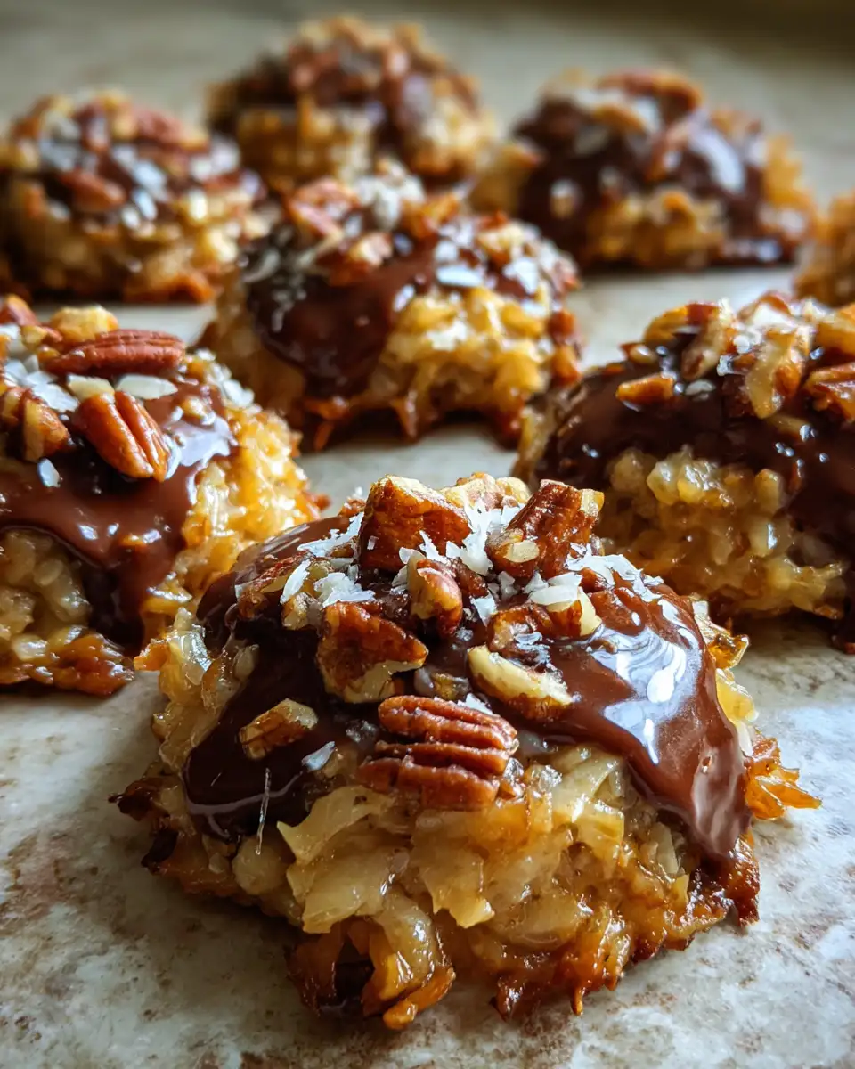 Final dish - Irresistible No-Bake Coconut Pecan Praline Cookies: A Sweet Treat Made Easy