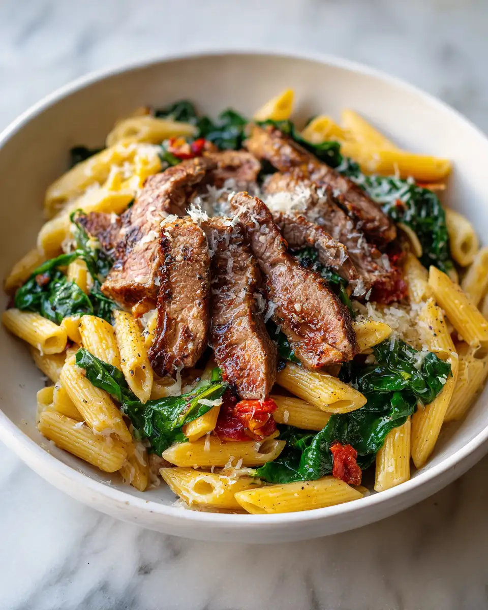 Savor the Simplicity: One-Skillet Butter Parmesan Steak Pasta Delight - Featured Image