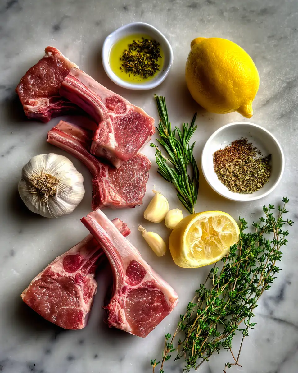 Succulent Oven-Baked Lamb Chops: A Gourmet Delight at Home 4 Ingredients for Succulent Oven-Baked Lamb Chops: A Gourmet Delight at Home