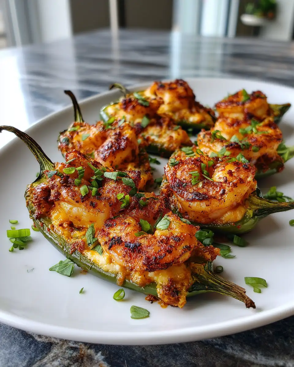 Spice Up Your Snack Game with Shrimp Stuffed Jalapeño Poppers 6 Final dish - Spice Up Your Snack Game with Shrimp Stuffed Jalapeño Poppers