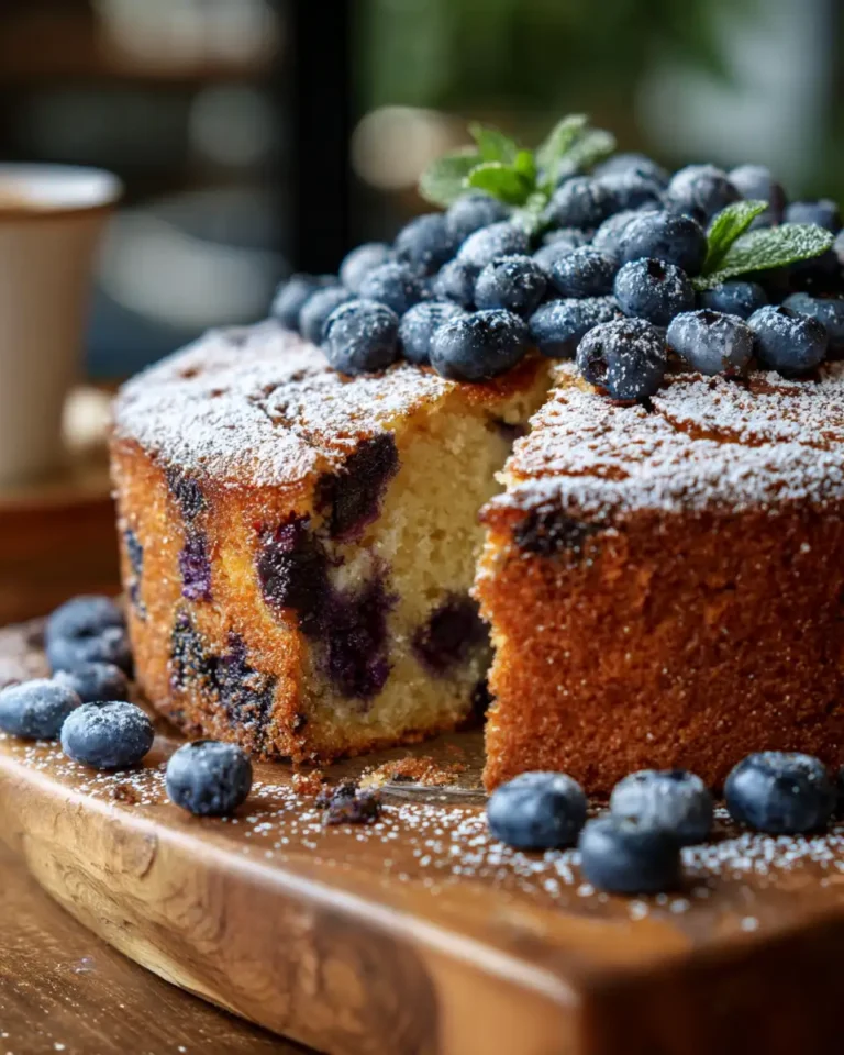Bursting with Flavor: The Ultimate Blueberry Lemon Cake Recipe - Featured Image