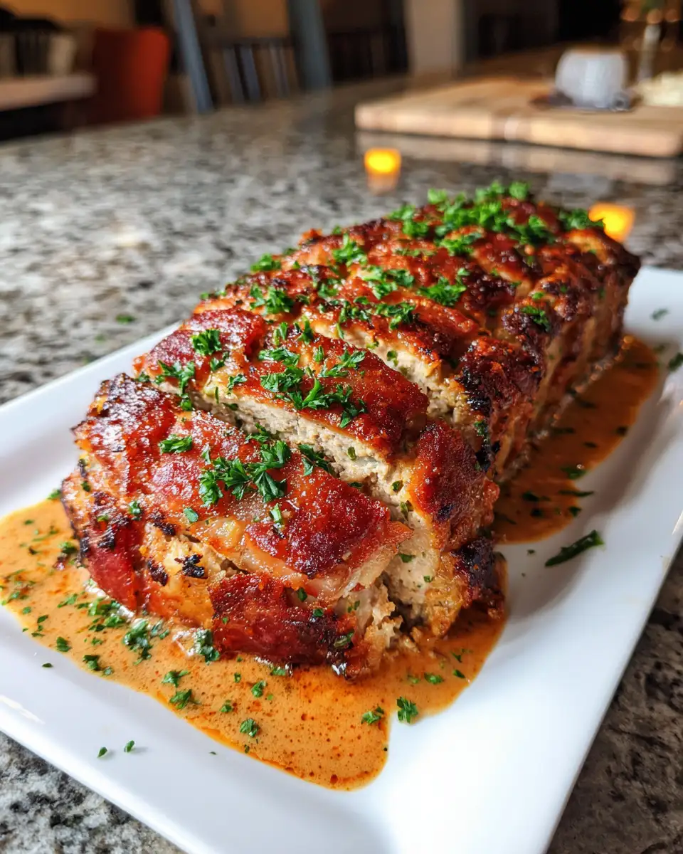 Chicken Cordon Bleu Meatloaf Extravaganza: A Flavor-Filled Fusion Feast 6 Final dish - Chicken Cordon Bleu Meatloaf Extravaganza: A Flavor-Filled Fusion Feast