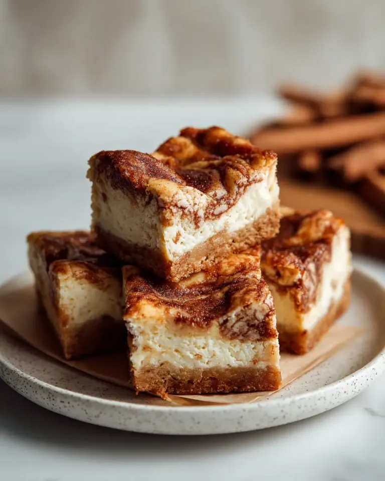 Heavenly Cinnamon Roll Cheesecake Blondies That Will Sweeten Your Day - Featured Image