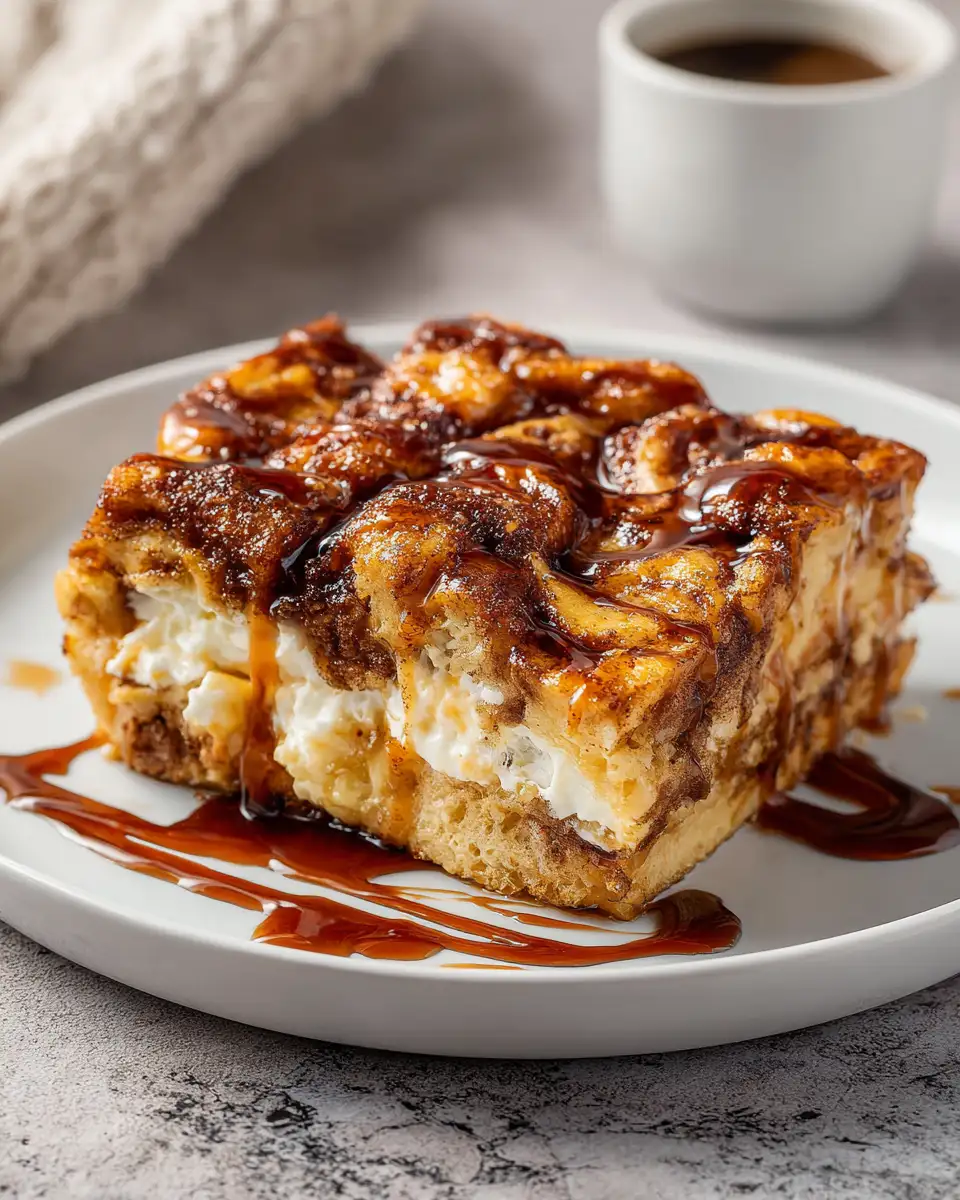 Irresistible Cinnamon Roll French Toast Casserole Delight - Featured Image