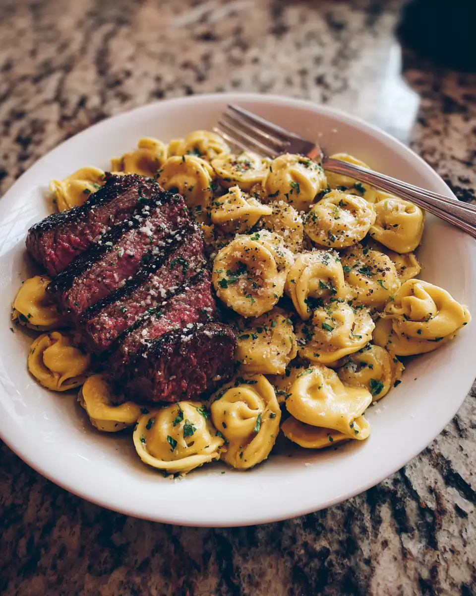 Savor the Flavor: Cracked Garlic Steak Tortellini Delight - Featured Image