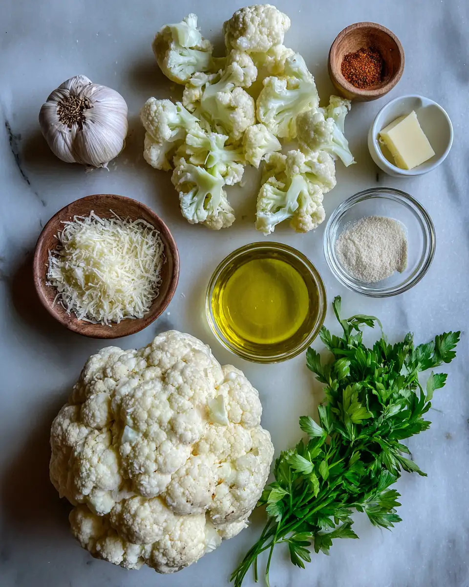 Crispy Parmesan Roasted Cauliflower: Your New Favorite Side Dish 4 Ingredients for Crispy Parmesan Roasted Cauliflower: Your New Favorite Side Dish